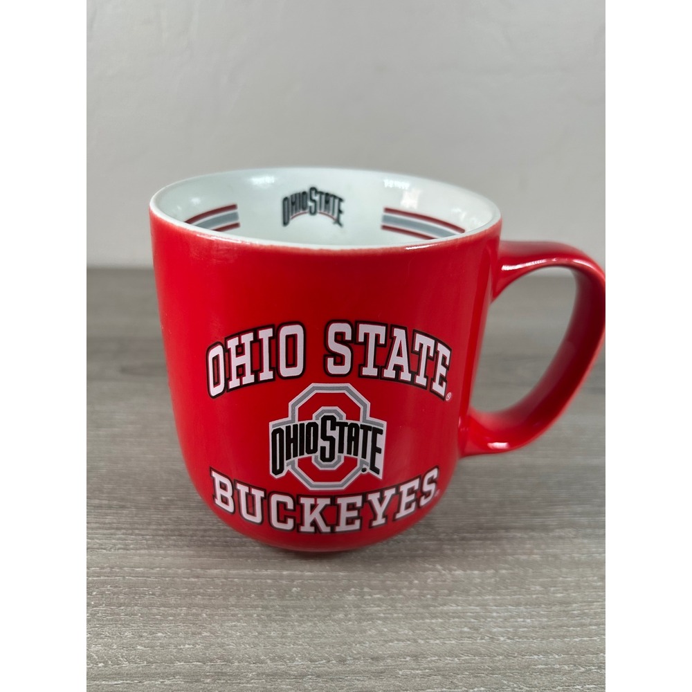Ohio State Buckeyes Coffee‎ Mug Red Ceramic NCAA Collegiate Cup